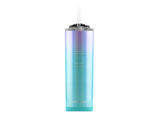 IceShaker 20oz Insulated Stainless Steel Skinny - Tumbler w/Straw & Lid-Mermaid