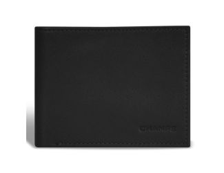 Onyx Leather Center Wing Wallet Size 4.25"x3.5"