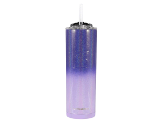 IceShaker 20oz Insulated Stainless Steel Skinny - Tumbler w/Straw & Lid-Lilac Dream