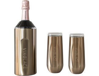 Vinglace Champagne Gift Set Copper 