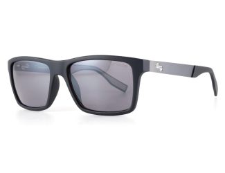 Plasma Sunglasses - Matte Black/Smoke/Light Red Mirror