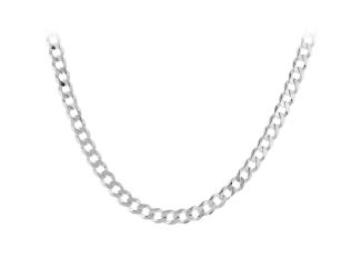 Silver Curb Link Necklace