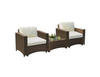 Studio Shine 2 Armchairs w/Coffee Table Set