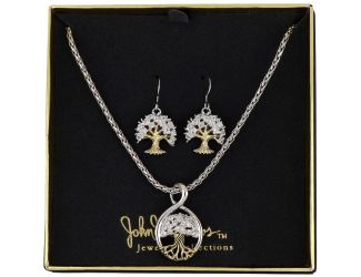 The Tree of Life set- Earrings F5090-AF00 and Pendant K4014-AF00