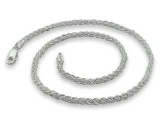 PARIKHS 18" Wheat Chain Necklace (SP035) in 925 Sterling Silver