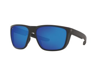 Ferg Matte Black with Blue Mirror Polarized