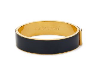Idiom Make Waves Hinged Bangle -  Navy