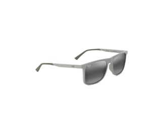Makamae Polarized Sunglasses Matte Gray Frame Neutral Gray Lens