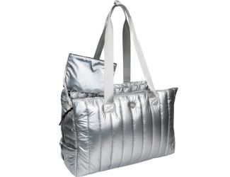 Metallic Quilted Tote Size 20"