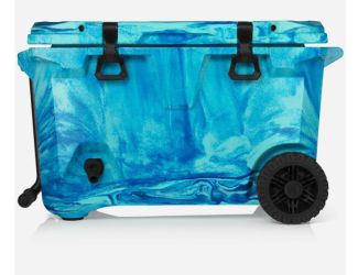 Brumate BruTank 55-Quart Rolling Cooler-Ocean Swirl