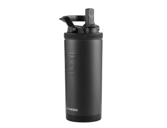 IceShaker 14 oz Sport Bottle-Black