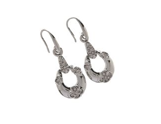 Door Knocker Crystal Accent Earrings