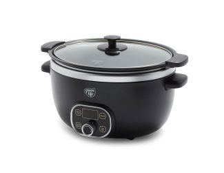 Healthy Cook Duo 6qt Nonstick Slow Cooker Black