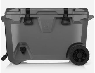 Brumate BruTank 55-Quart Rolling Cooler-Charcoal