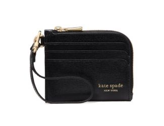 Devin Coin Card Case Wristlet - Black