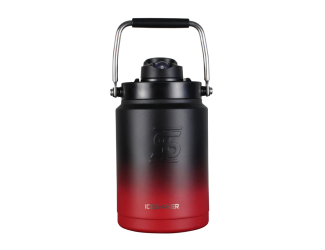 IceShaker Half Gallon Jug-Red/Black Ombre