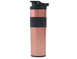 20oz Skinny Shaker Bottle - Shaker lid w/handle & agitator-Rose Gold