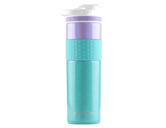 20oz Skinny Shaker Bottle - Shaker lid w/handle & agitator-Mermaid