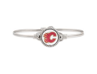 Calgary Flames Bangle Bracelet Size Regular