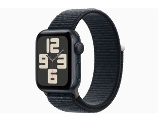 Apple Watch SE GPS 40mm Midnight Aluminum Case with Midnight Sport Loop