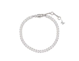 CZ Princess Tennis Bracelet Size 7"