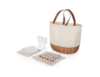 Promenade Basket - Moroccan Watercolor Pattern