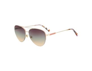 Janece Aviator Sunglasses - Gold/Pink