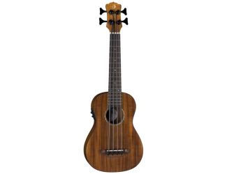Ukulele Bari-Bass Koa w/ Preamp and Padded Gigbag