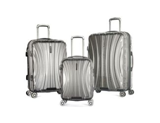 Phoenix 3-piece Polycarbonate Exp. Hardcase Spinner Set Black