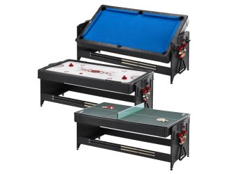 Fat Cat Original 3-in-1 7' Pockey Multi-Game Table Blue