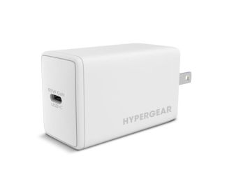 HyperGear SpeedBoost 65W USB-C PD GaN Laptop Wall Charger with PPS white
