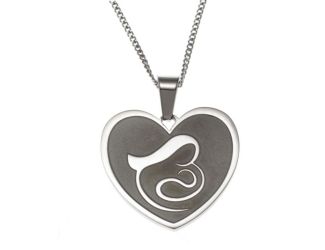 Joyful Sentiments Mother and Baby Pendant Necklace