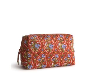 Large Cosmetic-Garden Paisley-Premium Cotton