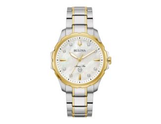 Ladies' Marine Star Gold & Silver-Tone Stainless Steel Watch MOP Dial