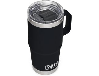 Yeti Rambler 20 oz Travel Mug - Black w Stronghold Lid