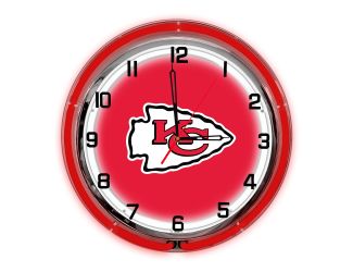 Kansas City Chiefs 18" Neon Clock