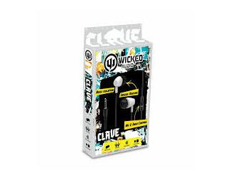 Wicked Audio Clave wired earbud-White