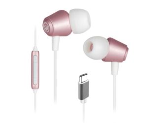 Wicked Audio Ravian USB-C Earbud-Rose Gold