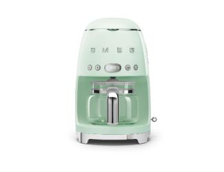 Smeg 50s Retro-Style 10 Cup Drip Filter Coffee Machine-Pastel Green