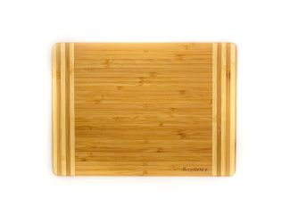 BambooRectangular  Cutting Board, Striped,  10.6x7.7x0.6"