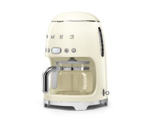 Smeg 50s Retro-Style 10 Cup Drip Filter Coffee Machine-Cream-1