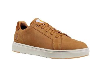 Mens Detroit Nano Toe Leather Work Sneaker-Brown-14