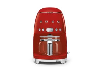 Smeg 50s Retro-Style 10 Cup Drip Filter Coffee Machine-Red