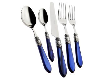 Oxford Antique 5 Piece Place Setting Royal Blue