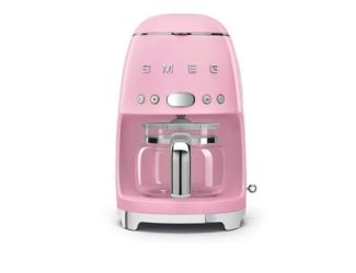 Smeg 50s Retro-Style 10 Cup Drip Filter Coffee Machine-Pink