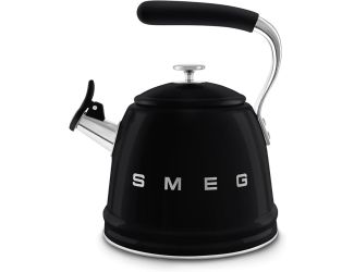 Smeg 50's Retro Style Aesthetic Whistling Kettle-Black