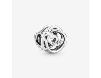 Family Always Encircled Heart Charm