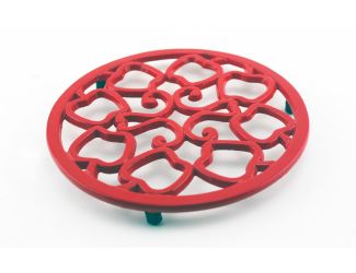 CooknCo Cast Iron apple trivet