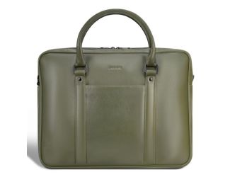 Onyx Leather Briefcase Size 16.3"x11.6"