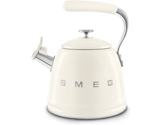 Smeg 50's Retro Style Aesthetic Whistling Kettle-Cream
